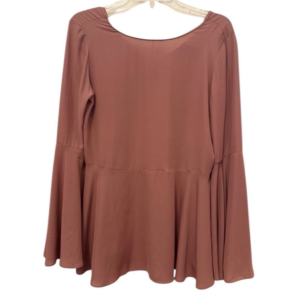 Amanda Uprichard Blush Long Sleeve Top size medium